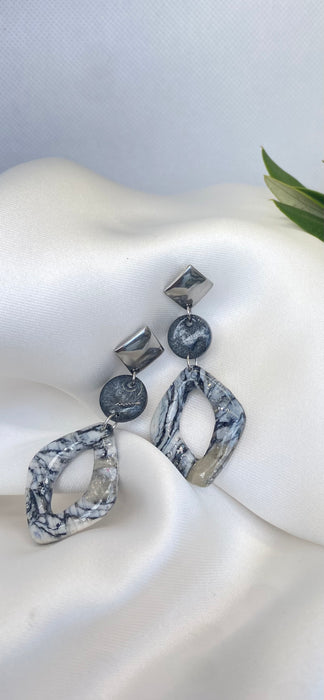 orecchini Carrara Granito
