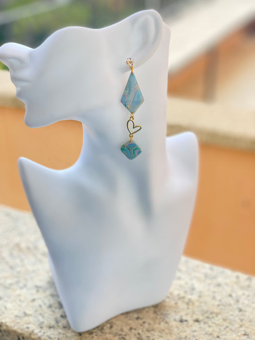 Orecchini Contrasti Crossing