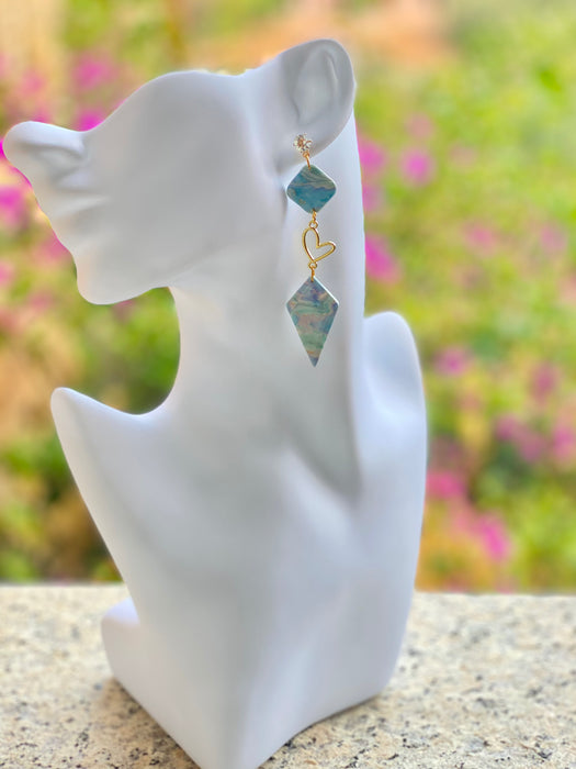 Orecchini Contrasti Crossing