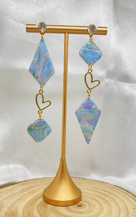 Orecchini Contrasti Crossing