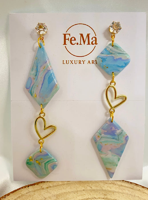 Orecchini Contrasti Crossing