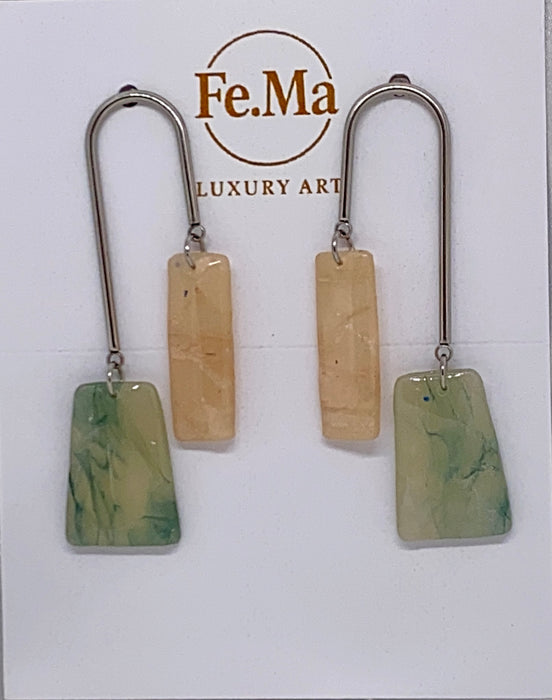 Orecchini Duo Terra e Respiro