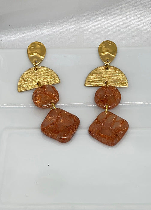 Orecchini D'Ambra Solare