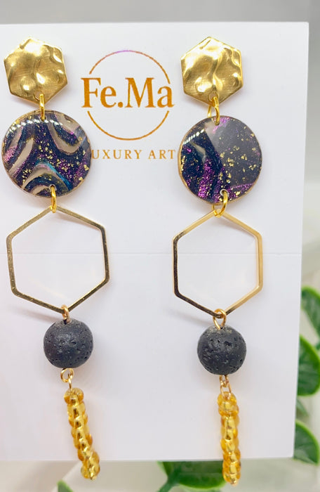 Orecchini Eclissi Astrea