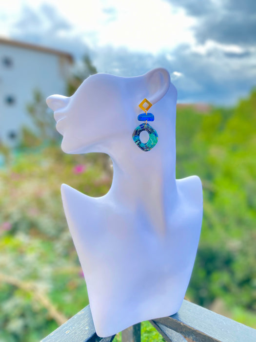 Orecchini Eclissi Cobalto