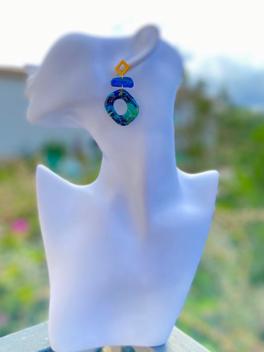 Orecchini Eclissi Cobalto