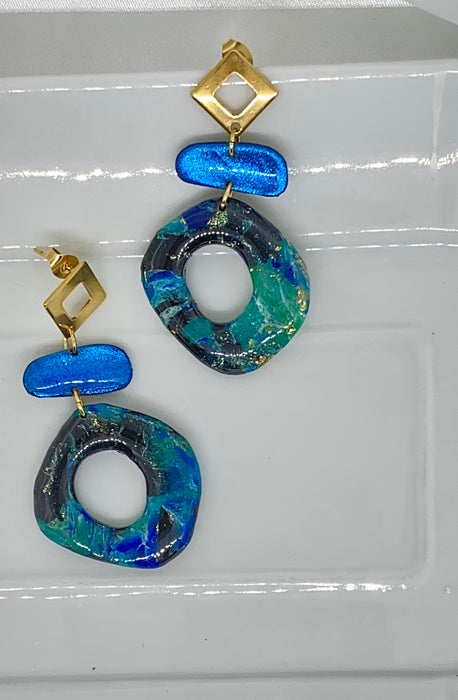 Orecchini Eclissi Cobalto