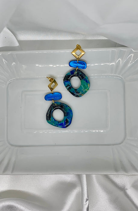 Orecchini Eclissi Cobalto