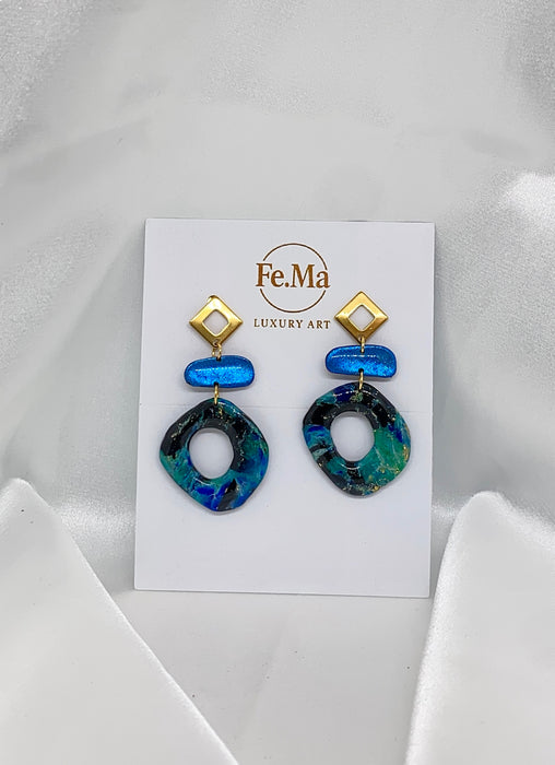 Orecchini Eclissi Cobalto