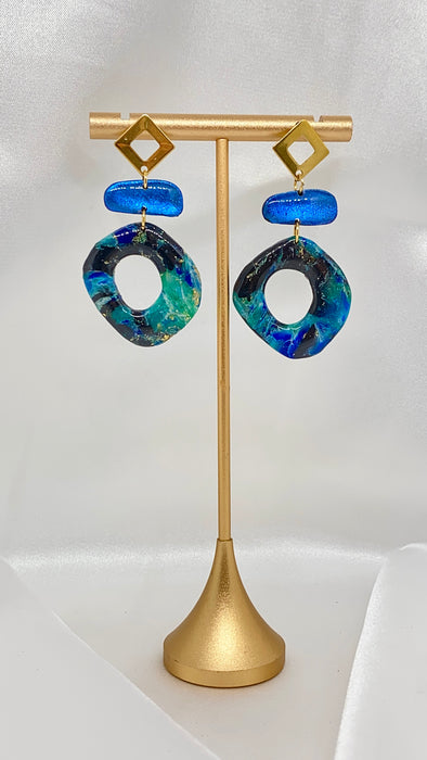 Orecchini Eclissi Cobalto