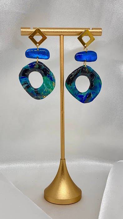 Orecchini Eclissi Cobalto