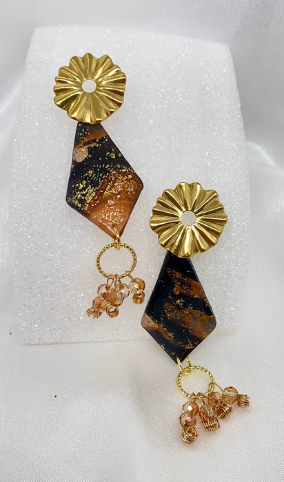 Orecchini Eclissi Corallo