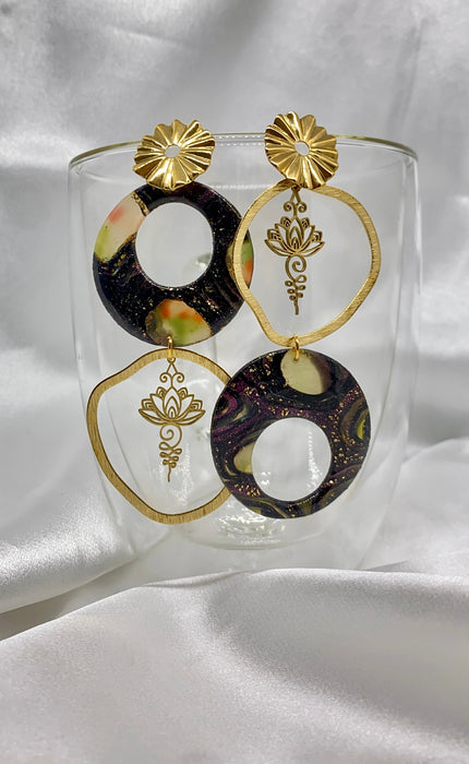 Orecchini Eclissi Dorata