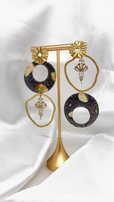 Orecchini Eclissi Dorata