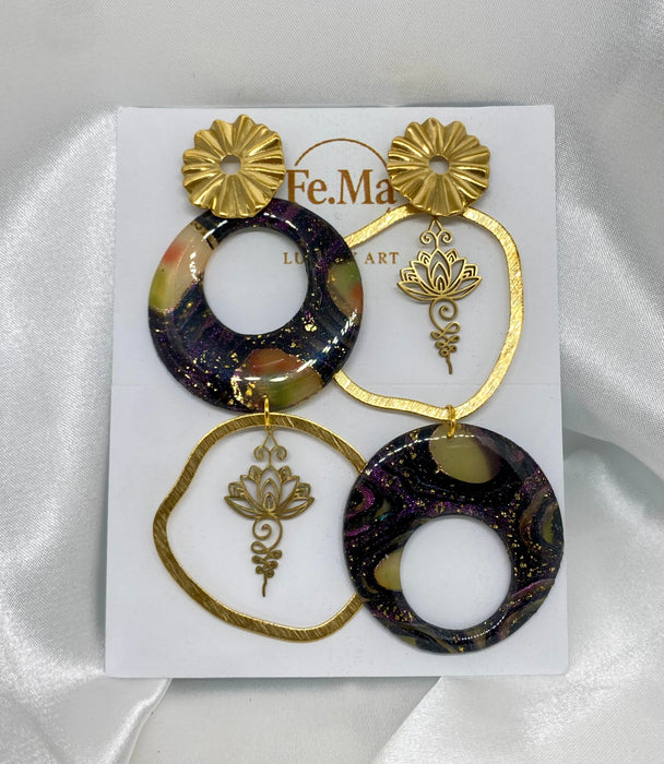 Orecchini Eclissi Dorata