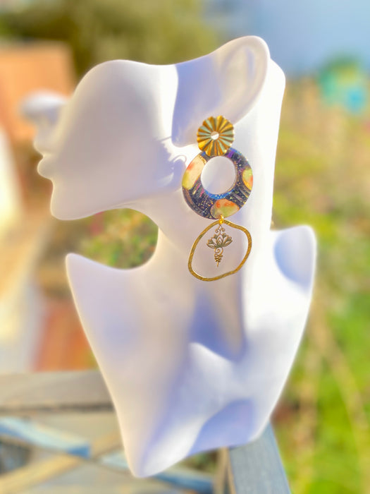 Orecchini Eclissi Dorata