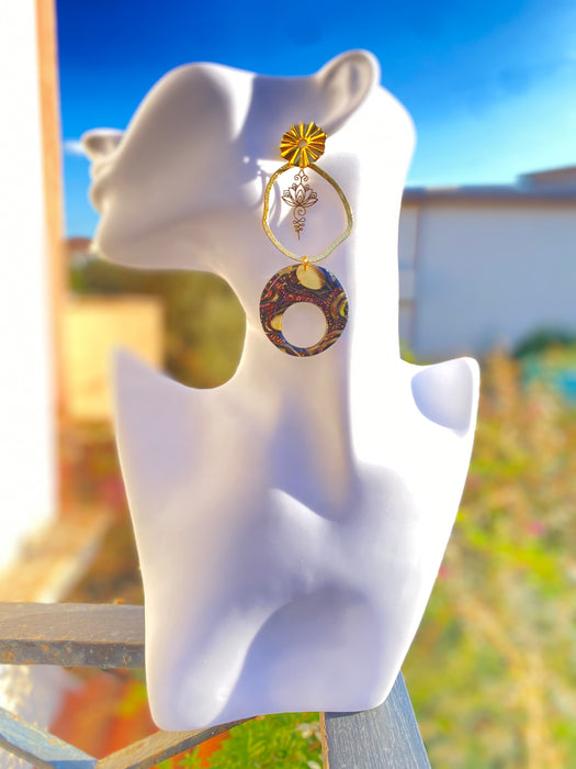 Orecchini Eclissi Dorata