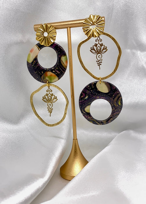 Orecchini Eclissi Dorata