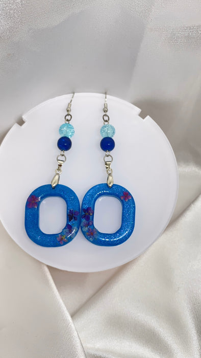 Orecchini Flower Bluemood