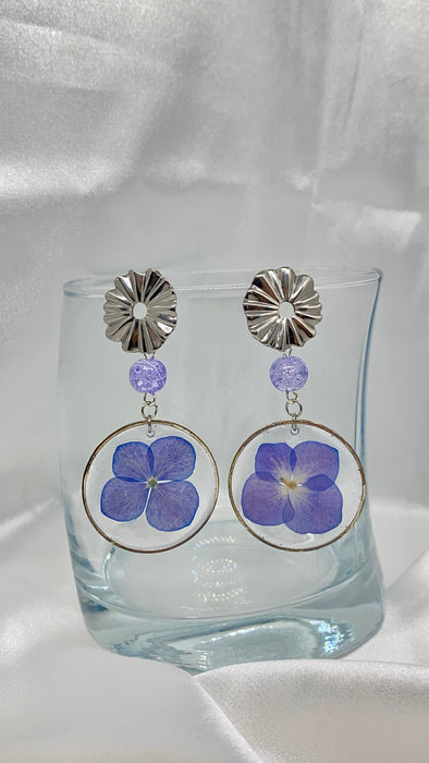 Orecchini Flower Ortensia