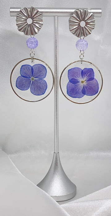 Orecchini Flower Ortensia