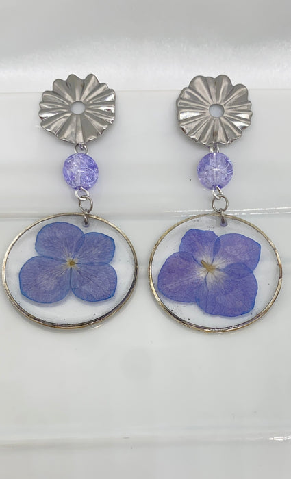 Orecchini Flower Ortensia