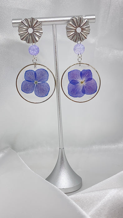 Orecchini Flower Ortensia