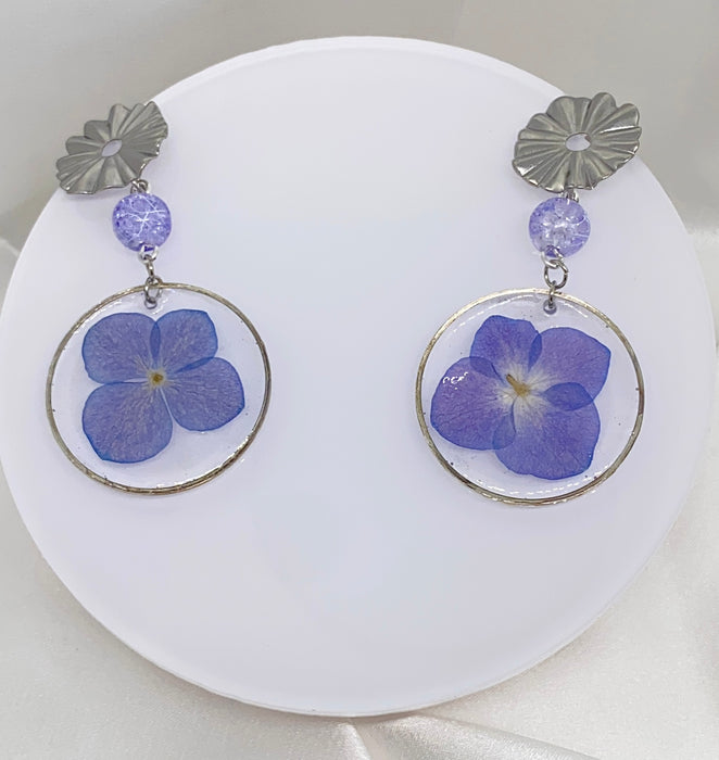 Orecchini Flower Ortensia