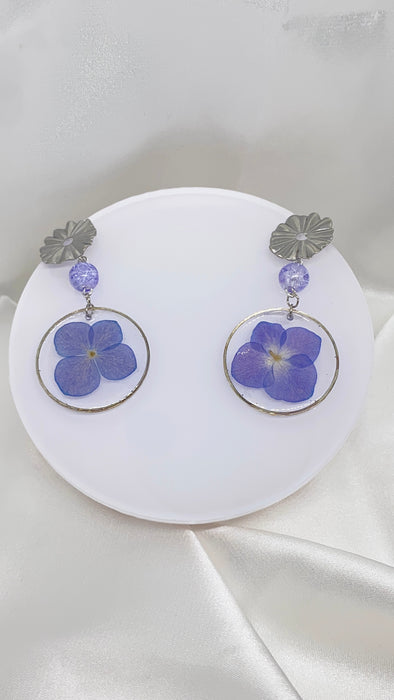 Orecchini Flower Ortensia