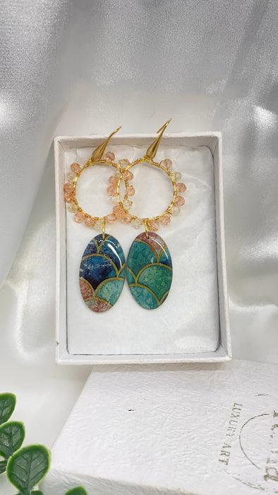 Orecchini Gaudí Mosaico