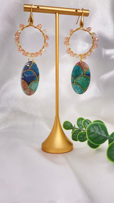 Orecchini Gaudí Mosaico