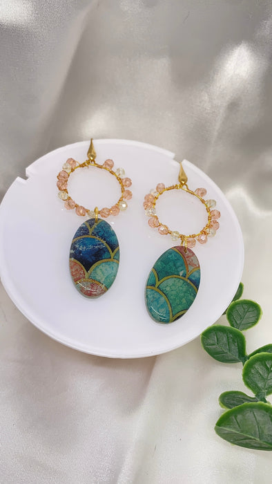 Orecchini Gaudí Mosaico