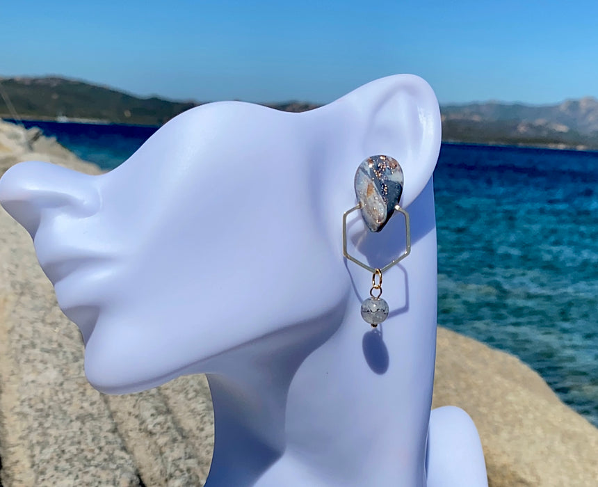 Orecchini Granito Argini