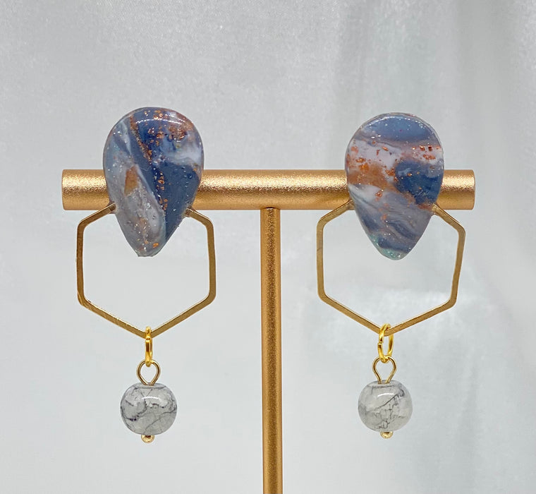 Orecchini Granito Argini