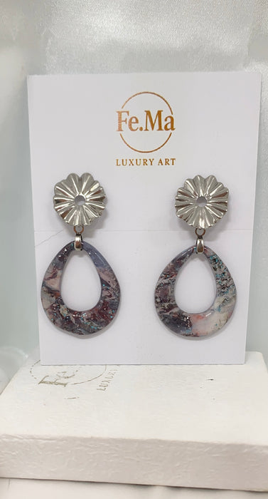 Orecchini Granito Corona