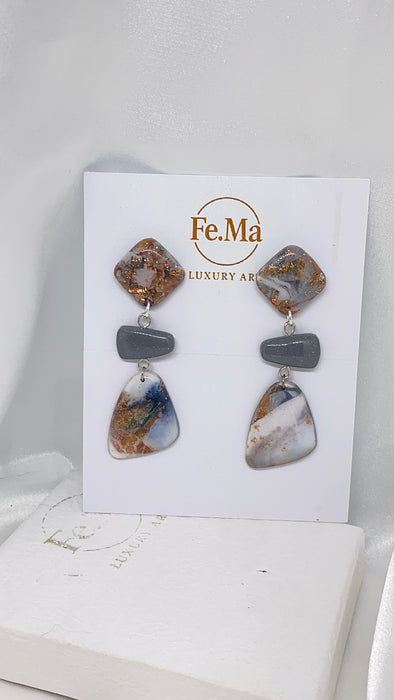 Orecchini Granito Diaspro