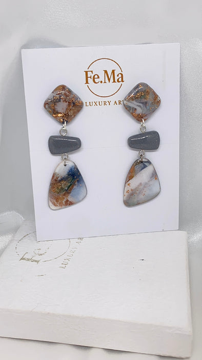 Orecchini Granito Diaspro