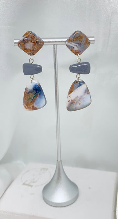 Orecchini Granito Diaspro