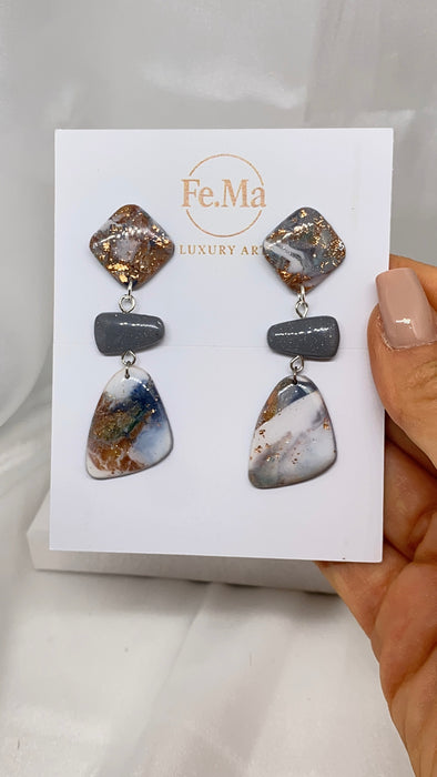 Orecchini Granito Diaspro