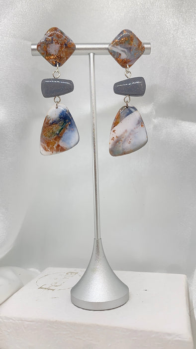 Orecchini Granito Diaspro