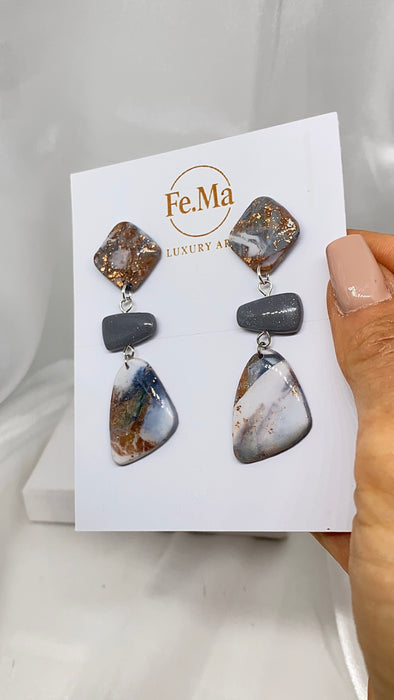 Orecchini Granito Diaspro