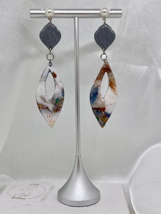 Orecchini Granito Drusa