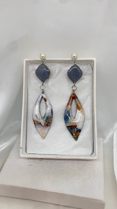 Orecchini Granito Drusa