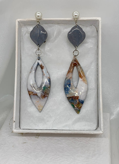 Orecchini Granito Drusa