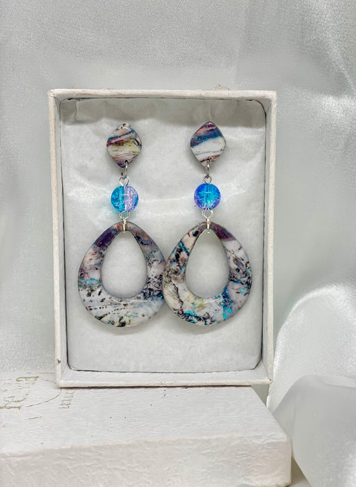 Orecchini Granito Fondale