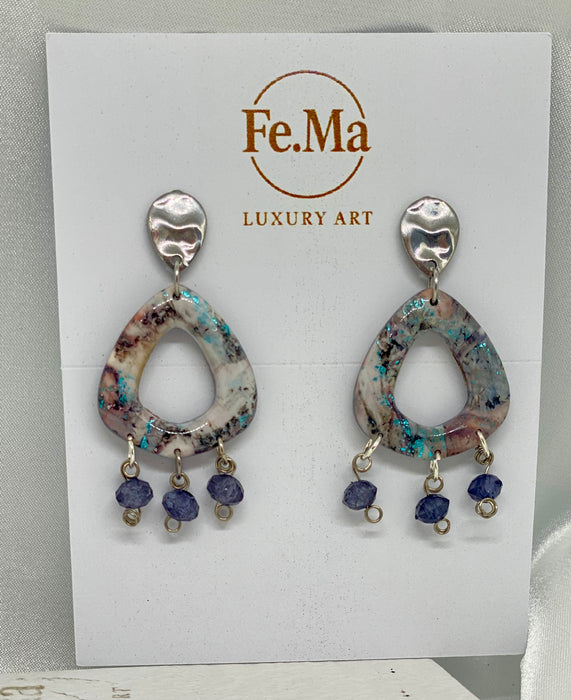 Orecchini Granito Maree