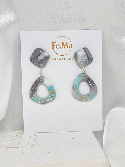 Orecchini Granito Nebbie