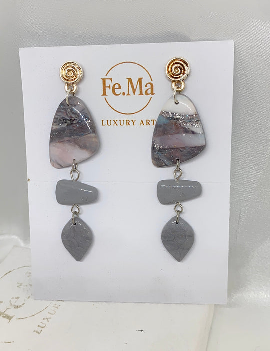 Orecchini Granito Onice