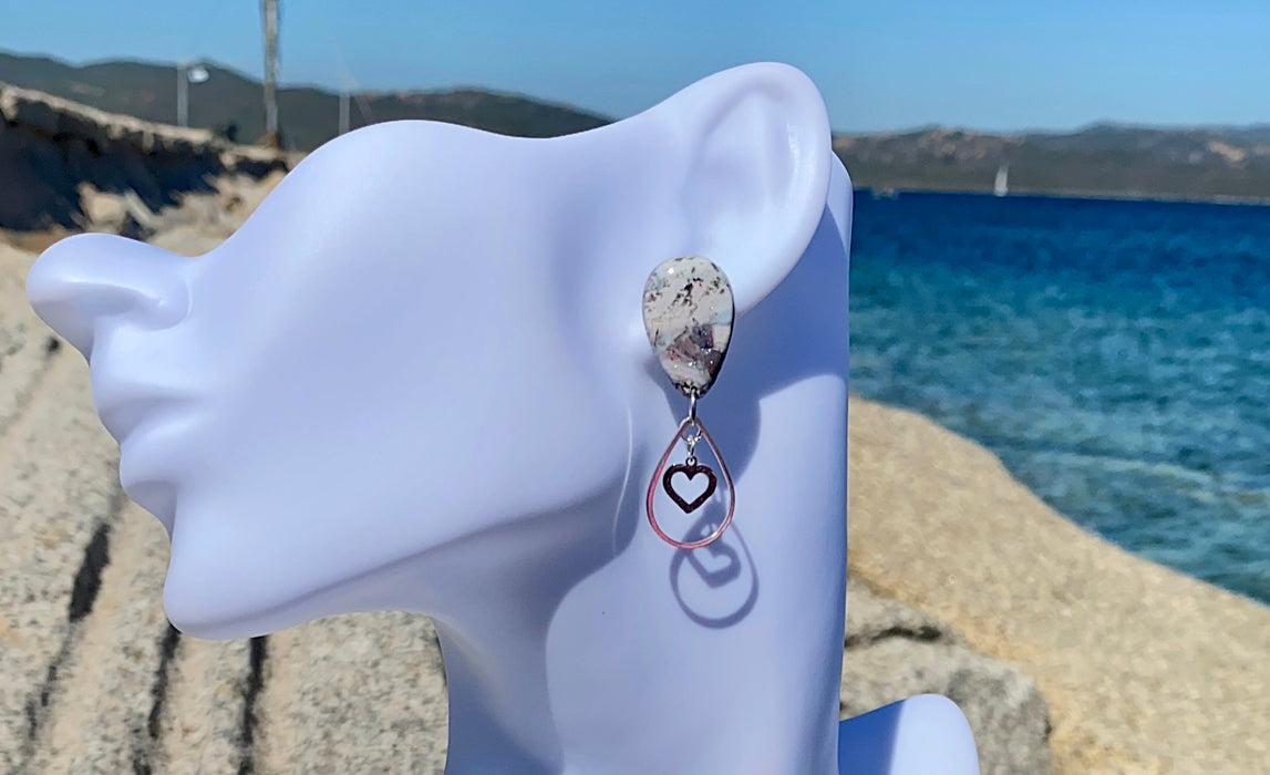 Orecchini Granito Riflesso