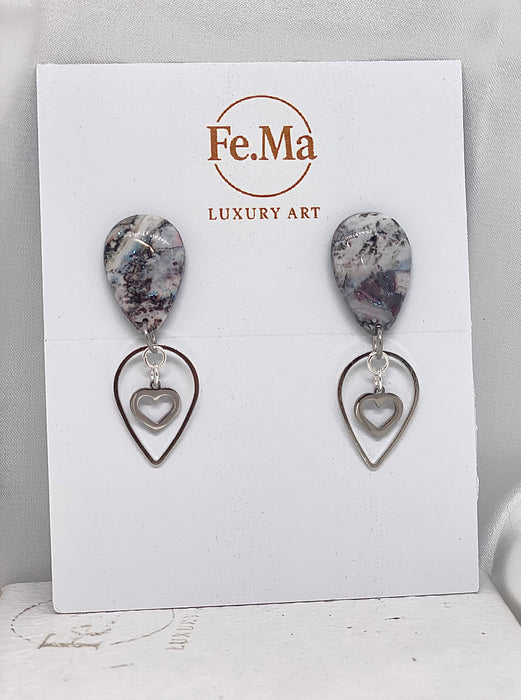 Orecchini Granito Riflesso